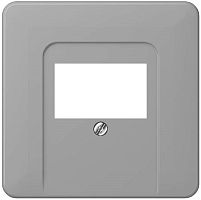 Лицевая панель Jung CD500 для 2-м. розетки USB/аудио серый картинка